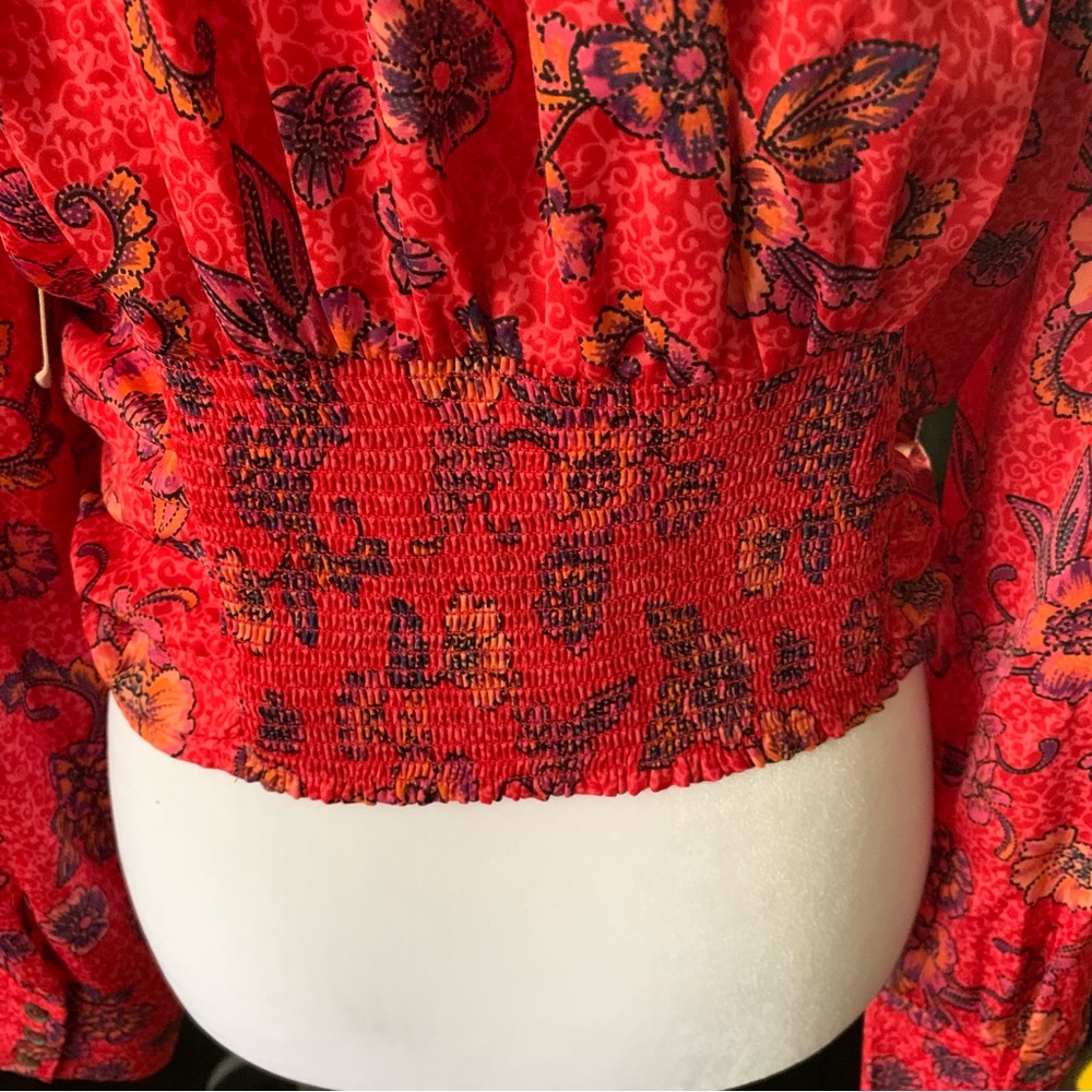 NWT BEAUTIFUL FREE PEOPLE WOMENS BLOUSE - Picture 10 of 12
